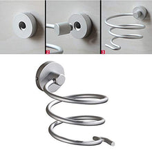 AGGF Mensola da Bagno Mensola da Bagno in Alluminio Mensola da Parete Asciugacapelli Rack Stoccaggio Supporto per asciugacapelli Supporto a Spirale