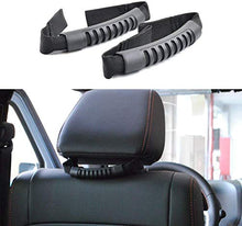 Namvo Set di 2 Maniglie di Sicurezza per poggiatesta ausiliario per Schienale Posteriore per Auto con Cinghie Triple Spesse