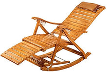 Reclinabili Bamboo Sedia a Dondolo Bambino Sedia Pieghevole per Adulti Casa Poltrona Sedia Cool Sedie Fretta Sedia anziana Pranzo Pranzo Pranzo Sedia