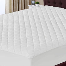 Sunshine Comforts - Coprimaterasso trapuntato per letto king size, facile da pulire, 30 cm di profondità, anallergico e antiacaro (King)