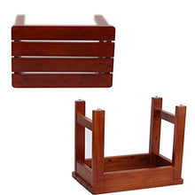 HYYDP Bagno Sgabello Sgabelli da Doccia/Vasca Sgabello da Doccia in Legno Sgabello in Legno Piatto Cambia Scarpe Sgabello Be Applicable Compatible for Anziani/disabili Antiscivolo Sedile da Doccia