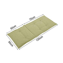 Cuscino del Sedile Cuscino per Sedia Computer da Ufficio, Cuscino per Sedia da Giardino con Schienale Alto Cuscino per Esterni da Giardino Pieghevole Cuscino Imbottito in Spugna Antiscivolo