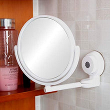 MMWYC Specchio Pieghevole a Ventosa Specchio da Parete for Appendere Il Bagno Specchio for Trucco Regolabile for Specchio Rimovibile