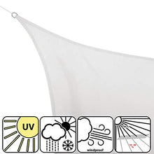 BB Sport Tenda Velo Sole 2.5m x 2.5m x 3.5m Cocco Triangolare Vela Sole Ombreggiante 100% PES Protezione Solare UV 30+ Parasole Giardino Esterni