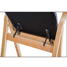 Chair QL Sedia Pieghevole Spessa, Sedia da Pranzo Nordica in Legno Massello con Schienale, Semplice Sedia Portatile per Computer da Ufficio