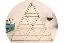 Buy and buy at Brandon Creative Home Decoration Ornaments Wrought Iron Wine Rack Pyramid Wine Rack Wine Display Rack RemovableGoldTrumpet