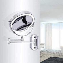 Specchio Specchi di Trucco 10x Montaggio a Parete ingrandimento 10x Dimellente Dimellente LED Light Vanity Bagno 360 ° Girevole