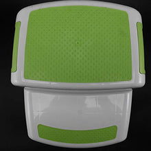 Bobotron - Sgabello a 2 gradini per bambini, con impugnatura morbida antiscivolo per la sicurezza come sgabello da bagno, vasino e sgabello da cucina, colore: verde