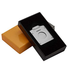Cxjff Cigar Cutter, Portatile Tasca dell'Acciaio Inossidabile ghigliottina Cutter Tasca dell'Acciaio Inossidabile Strumento di Sigaro con Scatola Regalo Invia Tuo Padre E Fidanzato Il Migliore Regalo
