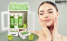 BRUBAKER Confezione Regalo Bagno e Cura 10 Pezzi in Comodo Armadietto Bianco - Avocado