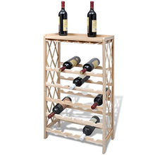 Festnight Cantinetta Vino portabottiglie in Legno Il Vino 25 Bottiglie
