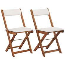 vidaXL Legno Massello di Acacia Set da Bistrò con Cuscini 7 pz Tavolo e Sedie