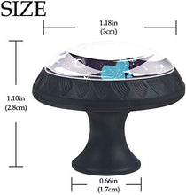 Space Galaxy Constellation Zodiac Star Pomelli per Porta Set di 4 Pomelli per Mobili Manopole per Cassetti Cucina Armadio Vetro