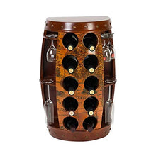 Cremagliera del vino-HJL Wine Rack- ♦ JT Floor-Standing Wine Barrel Stabile Home Espositore Cantinetta per Vini Decorazioni Creative -0416
