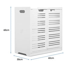 Ausla - Armadietto moderno a doppia porta, per mobili da bagno, 60 x 30 x 60 cm, 5,6 kg
