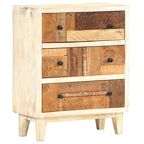 vidaXL Credenza 60x30x75 cm in Legno Massello di Recupero