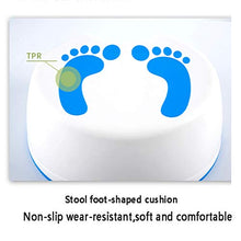 H-M-Shelf Sgabello da Bagno Impermeabile Antiscivolo Sgabello Doccia per Uso Domestico Sgabello di plastica Addensato Sgabello Cambio Sgabello 34x27x15.5cm
