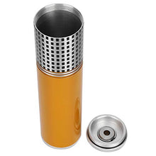 Exquisite Cigar Humidor, porta sigari da viaggio per la casa, parenti amici per l'idratazione del sigaro(yellow)