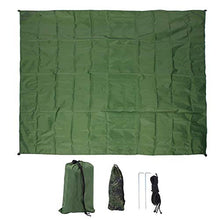 Caredy Vela del Parasole Tenda a Vela Rettangolare a baldacchino Tenda da Sole Pieghevole in Tessuto Anti-UV in Poliestere per Patio per Cortile Esterno Giardino Conveniente e Pratico(L Verde)