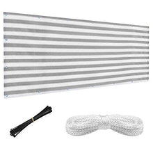 Balcone Protezione Maglia HDPE con Filato per Recinzione Privacy Divisorio per Tende da Sole Lato Balcone Giardino con Fune E Fascetta per Le Case di Retrofit Commerciali E Residenziali
