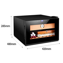 Umidificatori Humidor Armadio per Sigari Idratante A Temperatura Costante Intelligente Armadio per Sigari di Legno di Cedro Piccolo Armadio per Sigari Domestico può Contenere 120 Sigari
