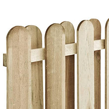 vidaXL Legno di Pino Impregnato Verde Pannello di Recinzione Elegante Robusto Privacy Sicurezza Barriera da Giardino Recinto 180x170 cm