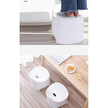 H-M-Shelf Casa Bagno Sgabello Antiscivolo Sgabello da Bagno Sgabello da Bagno Piccola Panca Soggiorno Sgabello Basso Sgabello Cambio Sgabello 32x35x36cm