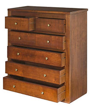 Dmora Comò cassettiera 4 cassetti + 2 cassettoni, Legno-cm. 120 x 88 x 55 cm