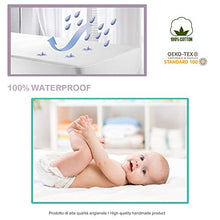 Giovanni Dolcinotti | Coprimaterasso Lettino Neonato e Bambini 50x83 cm, Compatibile con Culla Chicco Next2me in Bamboo Terry, Copri Materasso Impermeabile e Traspirante - Made in Italy