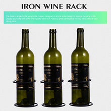 Cabilock 6Pcs Portabottiglie Portabottiglie da Parete in Metallo Espositore per Vino Rosso Portabottiglie Singolo per Bar di Casa Cantina Cantina Seminterrato Armadio Dispensa