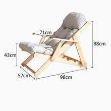 HaoLi Recliner Sedia a Sdraio in Legno massello per Il Tempo Libero da Esterno Sedia a Sdraio da Balcone Sedia da Giardino Sedia da Giardino Sedia a Sdraio da Esterno Sedia a Sdraio Portatile