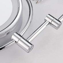 Specchio Specchi per Il Trucco 10x Montaggio a Parete a Parete 2-Face Ingrandimento Dimensioni Dimellente LED Light Vanity Bagno Bagno 360 ° Girevole