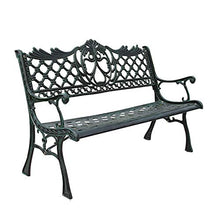 household items Panchine in Ferro battuto per Esterni, sedie da Giardino in ghisa da Cortile, sedie a Sdraio Doppie, panchine con Schienale anticorrosivo per la casa e Resistenti al Sole