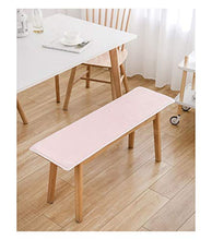 wangk Cuscino per panchina per Interni e Esterni, 2 3 4 posti, Morbido Cuscino per Dondolo da Giardino, Antiscivolo, Cuscino Lussuoso per panchina da Giardino-Rosa 100×30cm(39×12in)