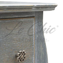 Shop Chic Cassettiera Vania in rovere massiccio finitura lavagna
