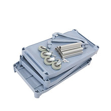 HLF- Automobile di Pulizia del Ristorante dell'hotel di plastica della Lega di Alluminio, Carrello dello Strumento di Giardino, scaffale di stoccaggio Staccabile, 96x50x102cm