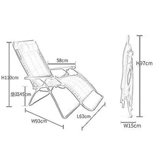 FUFU Sedie a Sdraio Sedia reclinabile - Balcone Lounge Chair Lunch Break Sedia Pieghevole Sedia Pausa Pranzo Spiaggia Leisure Home Cool Chair Sedia Pigro 93 * 63 * 110 cm (36,6 * 24,8 * 43,3 Pollici)