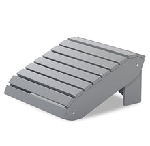 Dream-Chairs – Adirondack Footrest Comfort de Luxe in Grigio