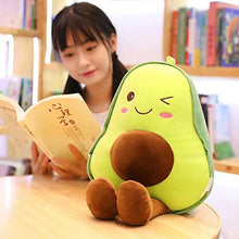 XKMY 30 CM Carino Avocado Giocattoli Farciti Bambola Kawaii Smiley Peluche Avocado Morbido Fumetto Frutta Cuscino per Bambini Ragazza Regali di Compleanno Cuscino