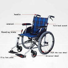 Carrozzine Semoventi, Trasportabili Portatili, in Lega di Alluminio Portatile Pieghevole da Viaggio Trolley per Scooter per Anziani/Disabili Trolley per Scooter per Anziani/Disabili A