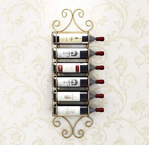 WLABCD Cremagliera per Vino Home Home Red Holder Vino Glass Rack Ristorante S, Appendiabiti Appeso Hanger Home Bar Fashion Semplice Porta Bicchiere da Vino,102X22Cm,C.
