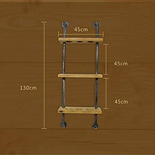 BINGFANG-W Cremagliera del Vino, Ferro Legno Vino della Parete Appeso battuto Industriale a Rack invertito appesa Stand di Esposizione del Vino Portavini