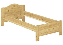 Erst-Holz Solido Letto Classico 90x200 in Pino massello Laccato con doghe rigide 60.37-09