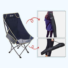 DYCLE Reclinabile Pieghevole Sedie a Sdraio Sedia Portatile da Pesca da Campeggio da Esterno Ergonomico Traspirante Confortevole Sedia Relax