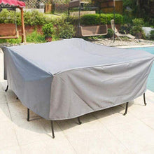 N / A All'aperto copritavoli mobili e sedie Impermeabili coperchi Polvere d'Argento Mobili Diversi Polvere Dimensioni 160x160x80cm