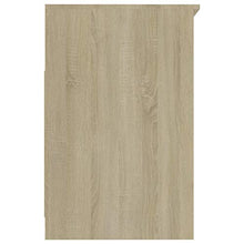 FAMIROSA Cassettiera Rovere Sonoma 40x50x76 cm in Truciolato