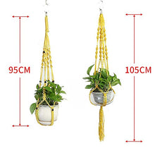 MICROSHE Macrame Plant Hanging Planter Piantana sospesa per Appendere la pianta Macrame - Set di 3 Cesto per Cesto Fatto a Mano per Fiore edera succulente Felce Herb Pot