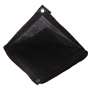 Moolo Rete ombreggiante Shading Net 200x200 Sun Protection 6 Pin Crittografia Ispessimento Giardino Balcone Nero (Dimensioni : 3Mx8M)