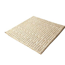 Qianqingkun Cuscino futon in Paglia, Tappetino da Meditazione, Tappetino per finestre, Cuscino da Gioco Quadrato in Paglia, Tappetino futon
