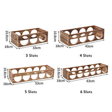 YQJ Portabottiglie in Legno Espandibile da Appoggio, Portabottiglie da Tavolo Impilabile Senza Vernice, Fai da Te di Forme Multiple per Cucina, Bar, Cantine, Magazzini,Flamed,1 Tier 6 Slot